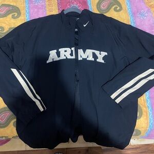 Nike Black Jacket with White ARMY Lettering